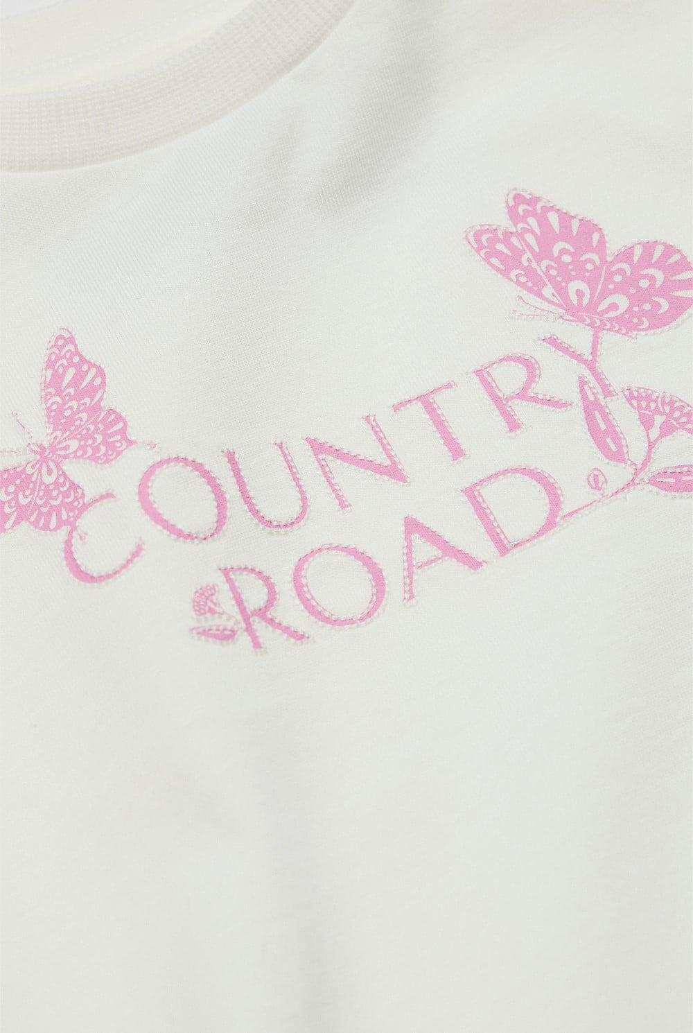 Short Sleeve Print Applique T-Shirt