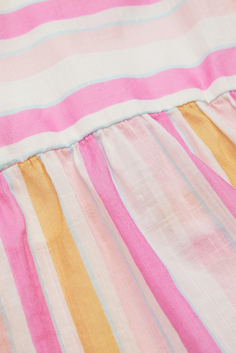 Short Sleeve Frill Print Top