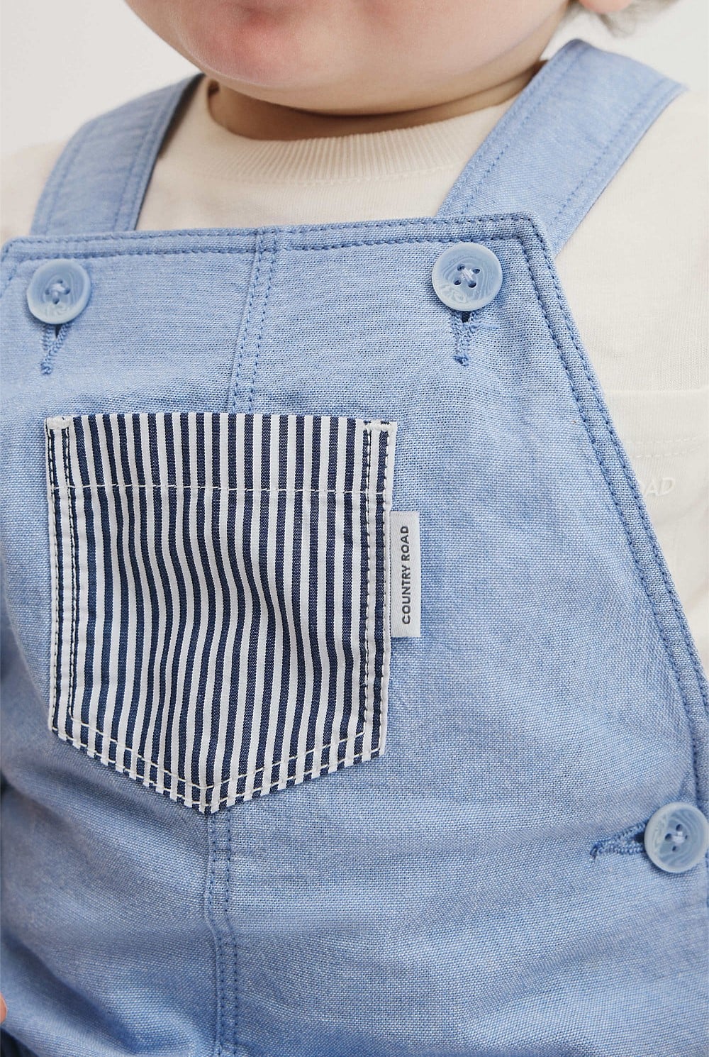 Chambray Overalls