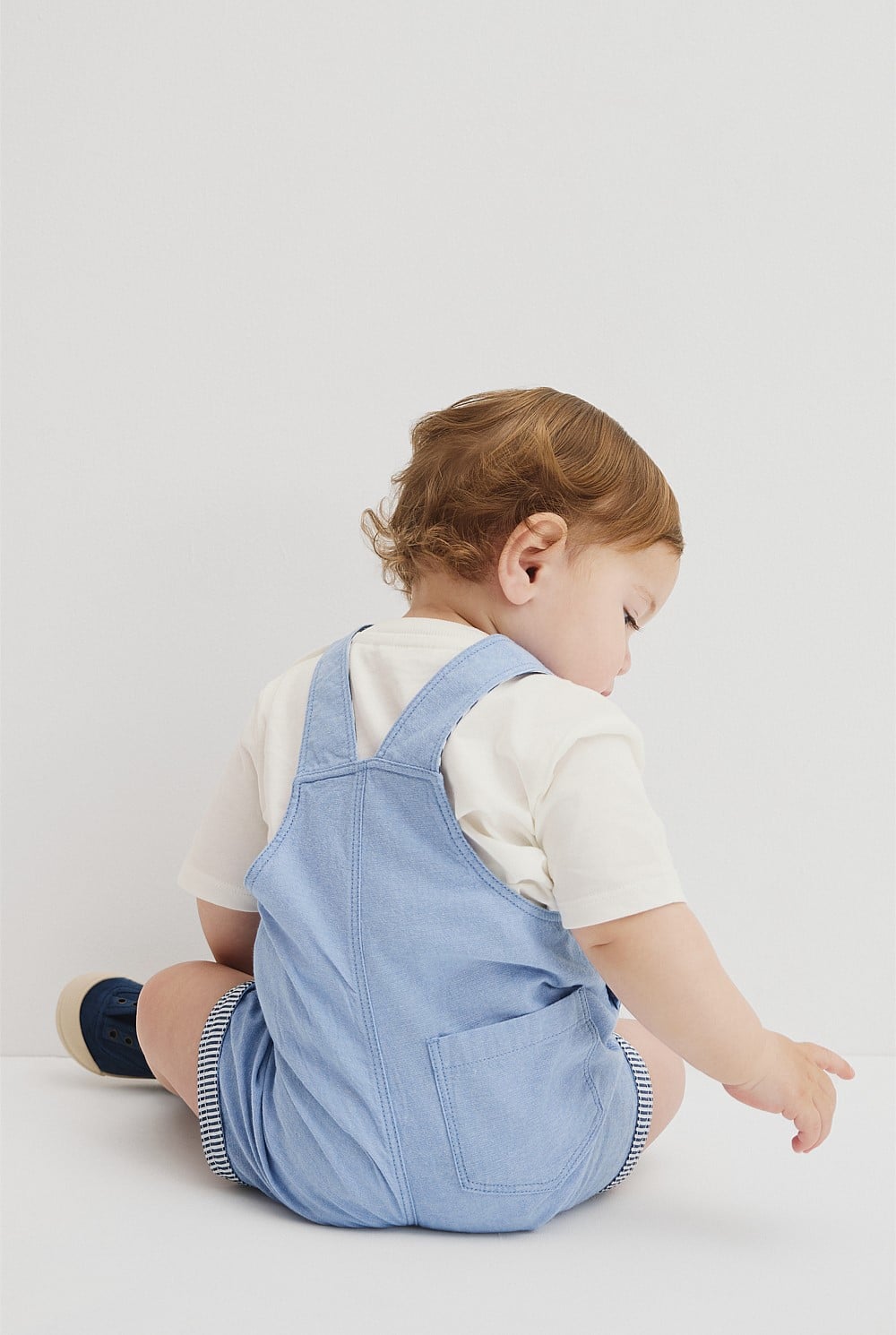 Chambray Overalls