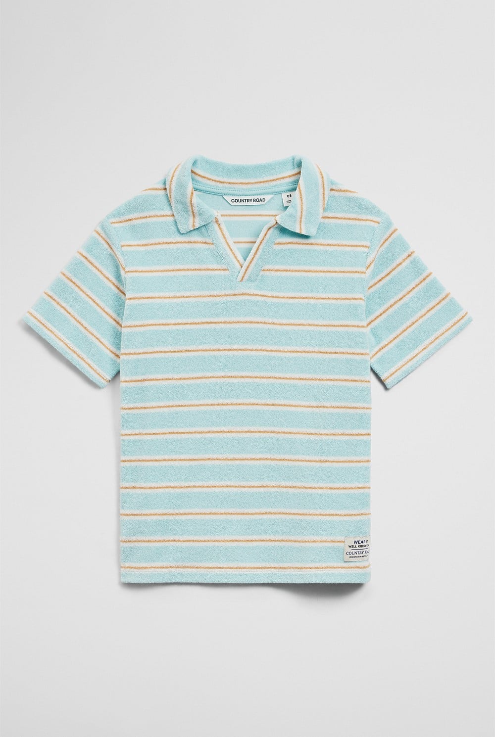Short Sleeve Relaxed Terry Polo