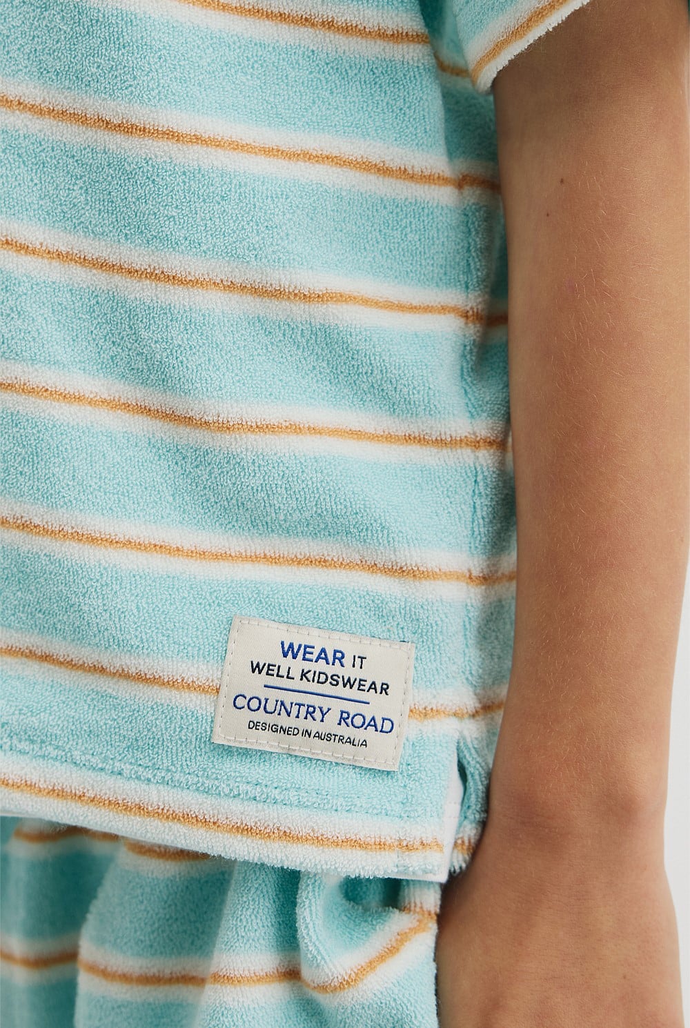 Short Sleeve Relaxed Terry Polo