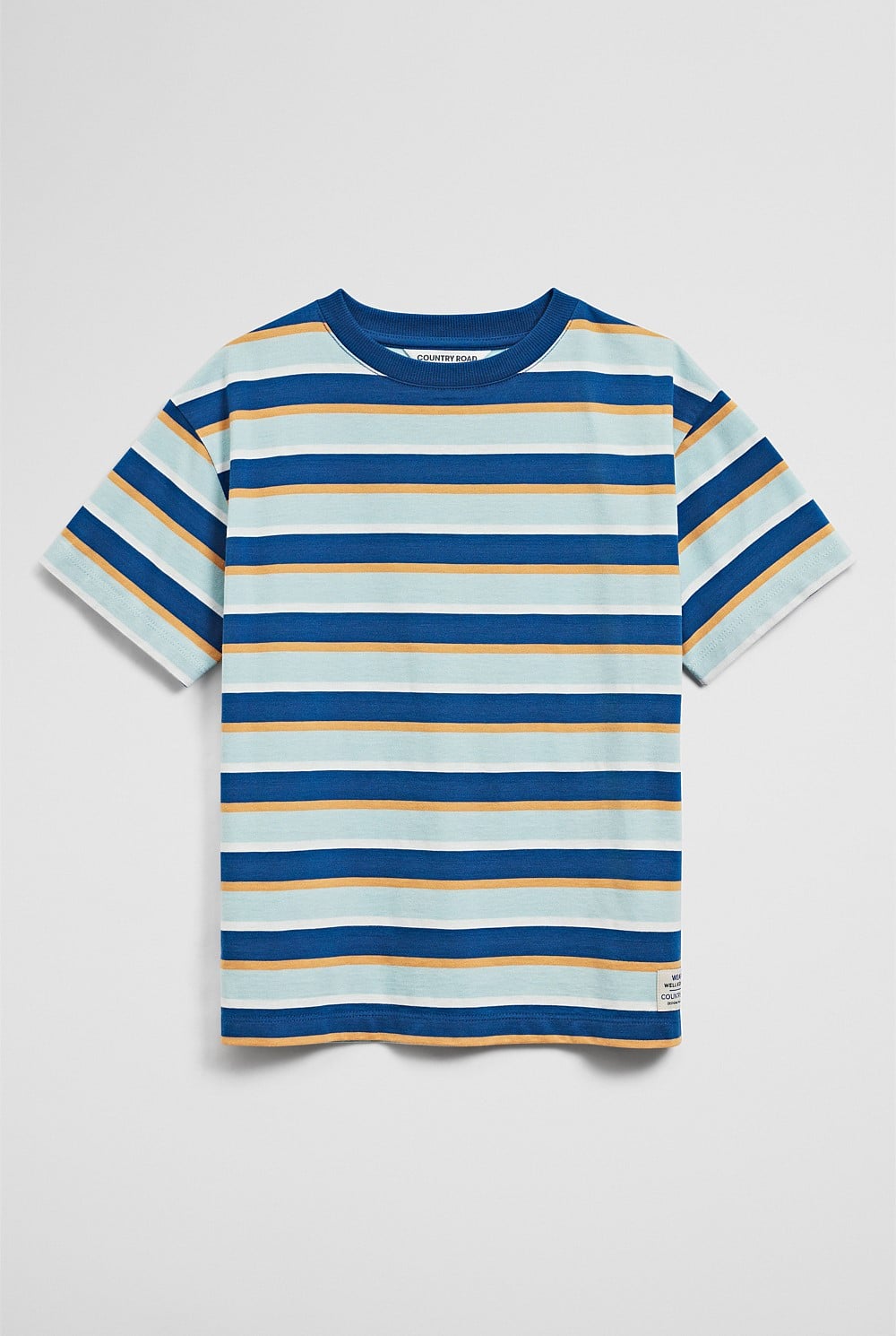 Oversized Stripe Short Sleeve T-Shirt