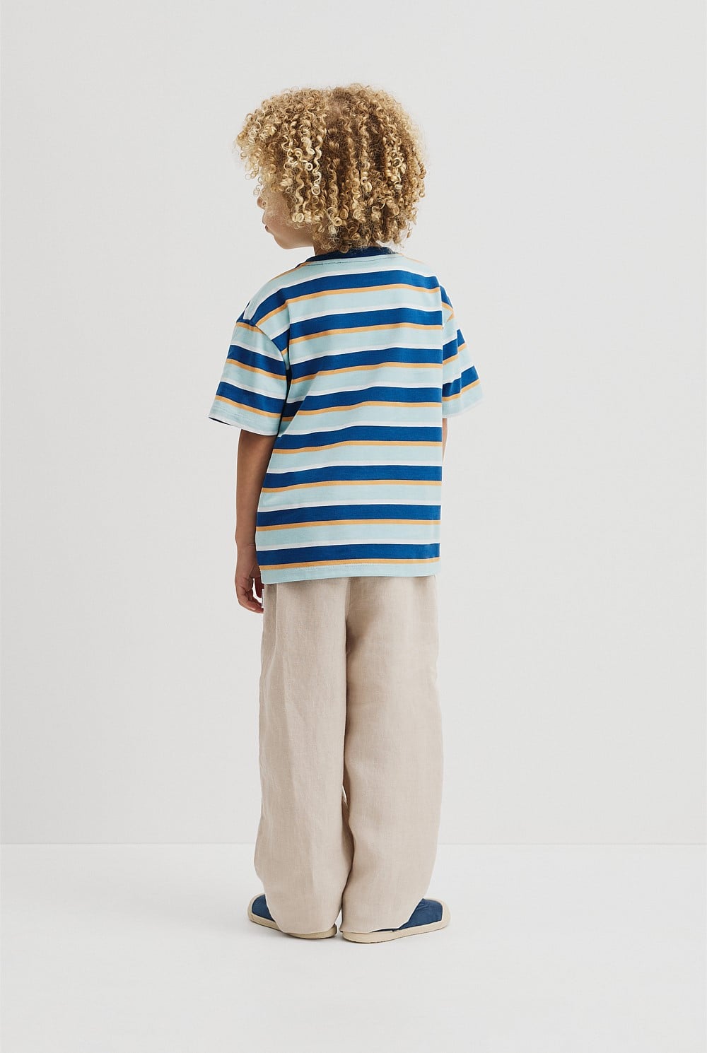 Oversized Stripe Short Sleeve T-Shirt