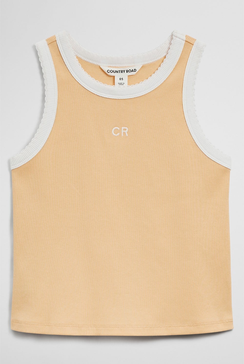 Sleeveless Ribbed Tank