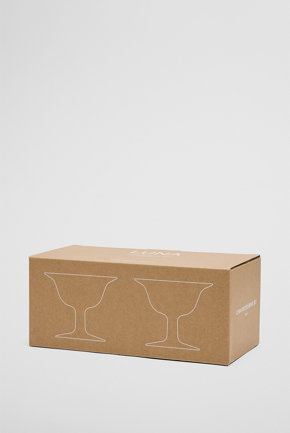 Luna Footed Bowl Set Of 2