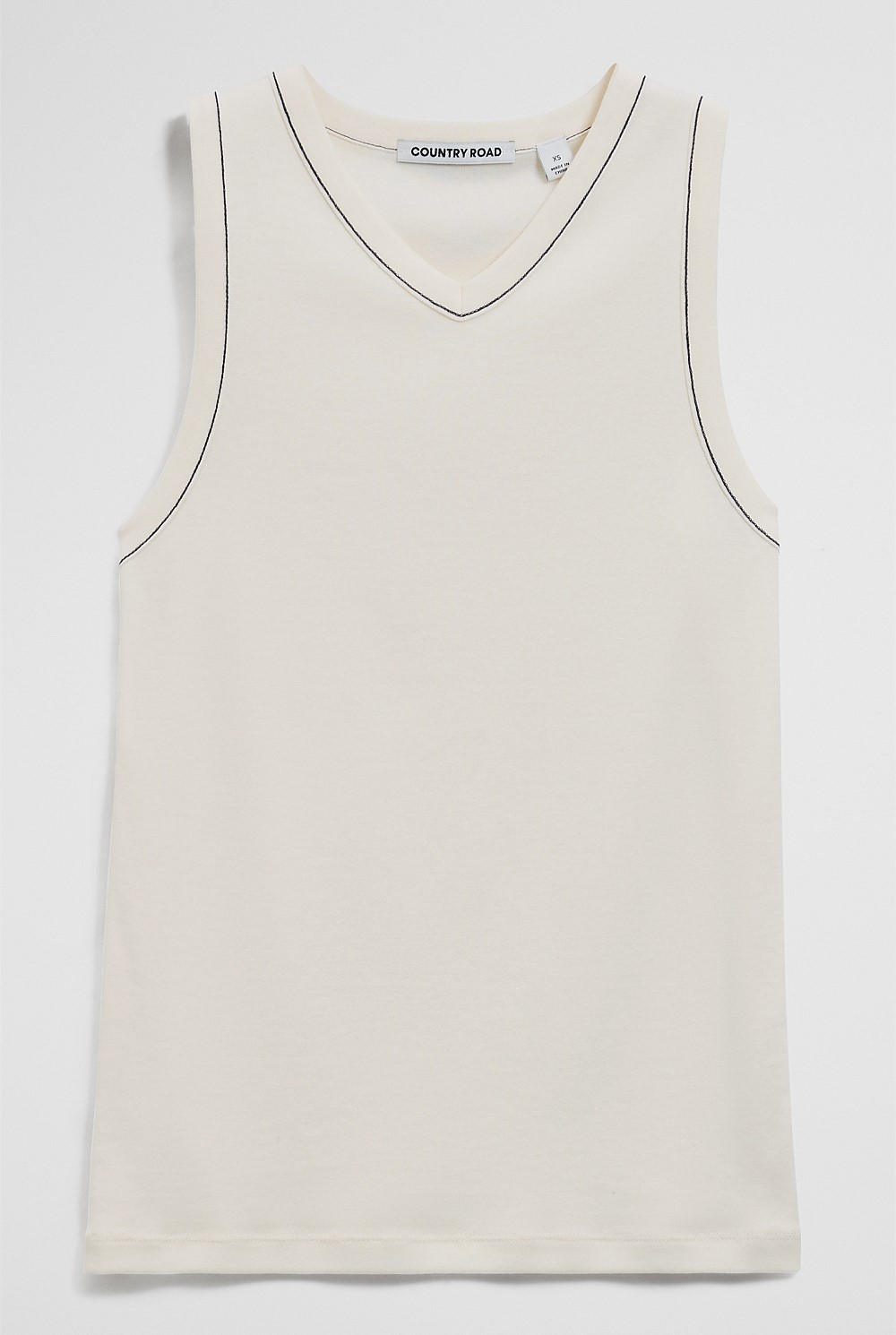 Contrast Stitch Tank
