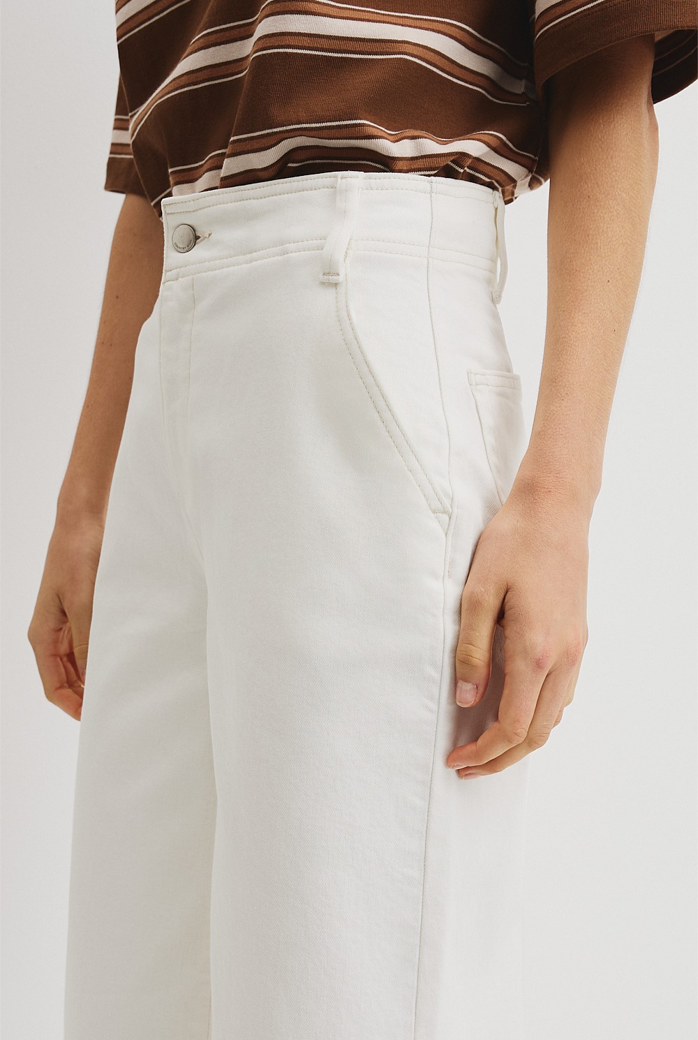 High Rise Wide Leg Jean