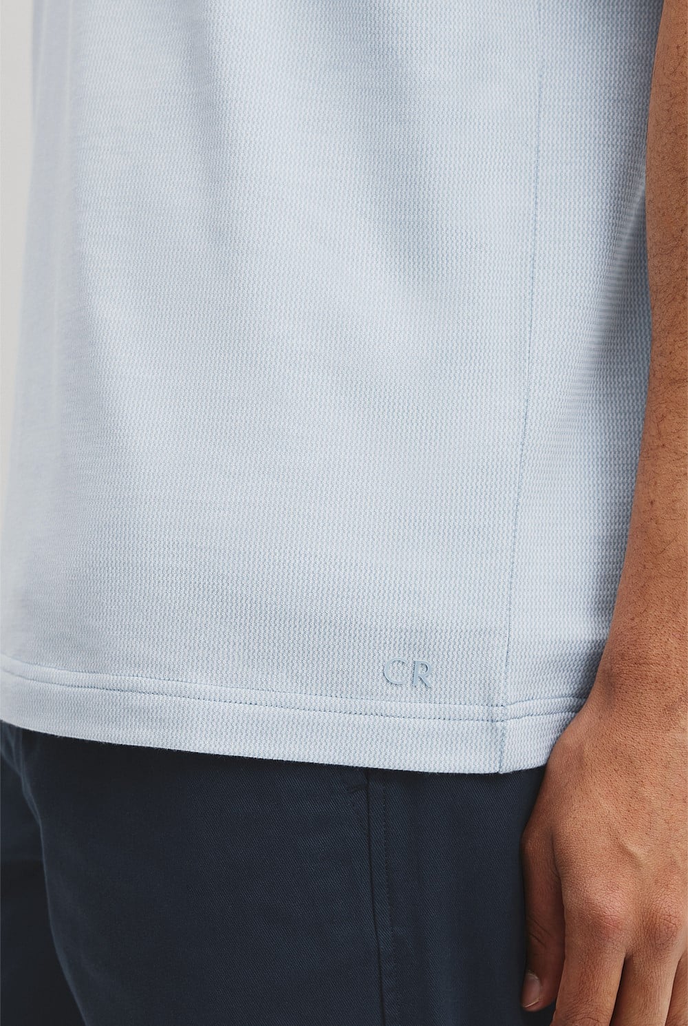 Short Sleeve Jacquard Polo