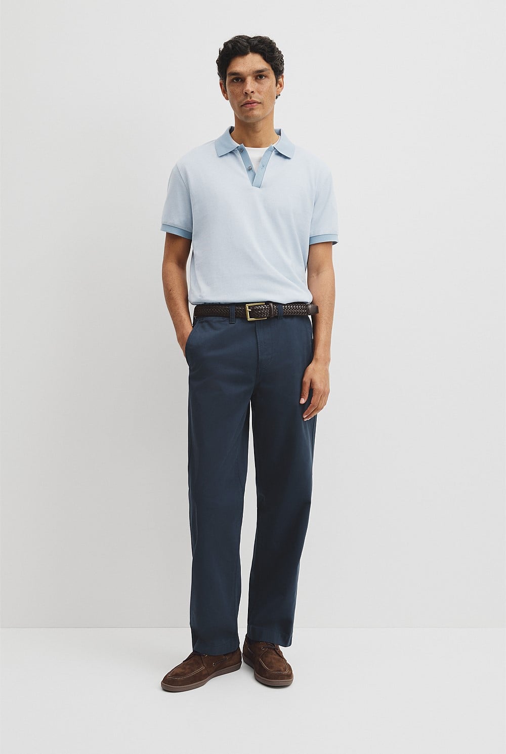 Short Sleeve Jacquard Polo