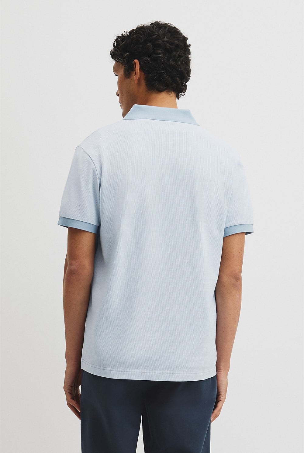 Short Sleeve Jacquard Polo