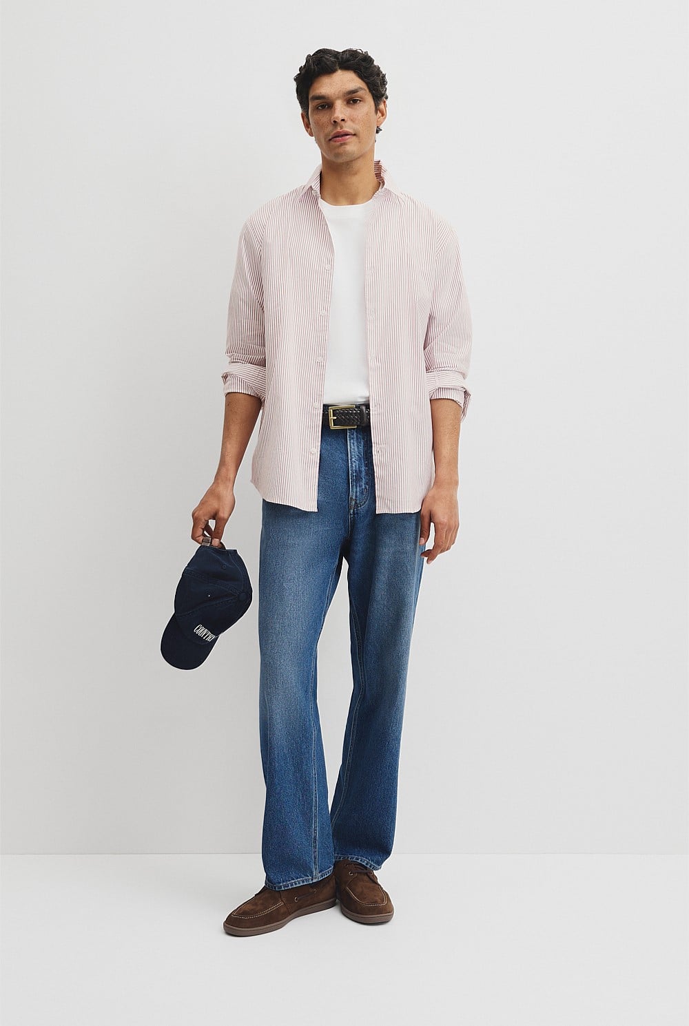 Regular Fit Cotton Stripe Shirt