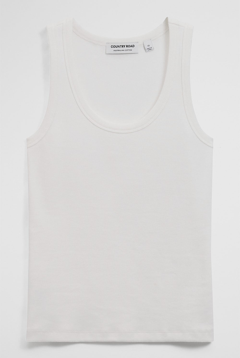 Scoop Neck Rib Tank