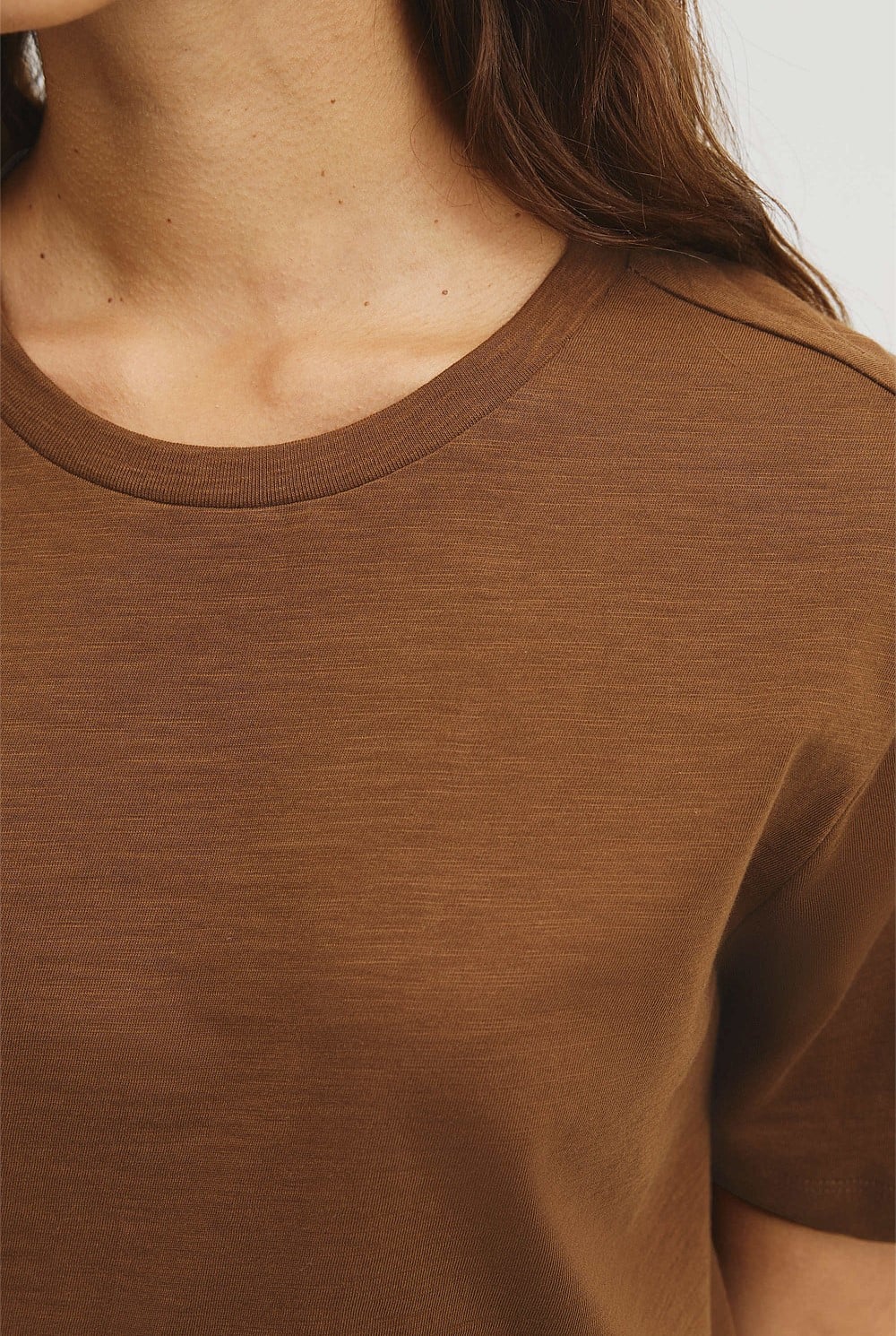 Textured Short Sleeve Slub T-Shirt