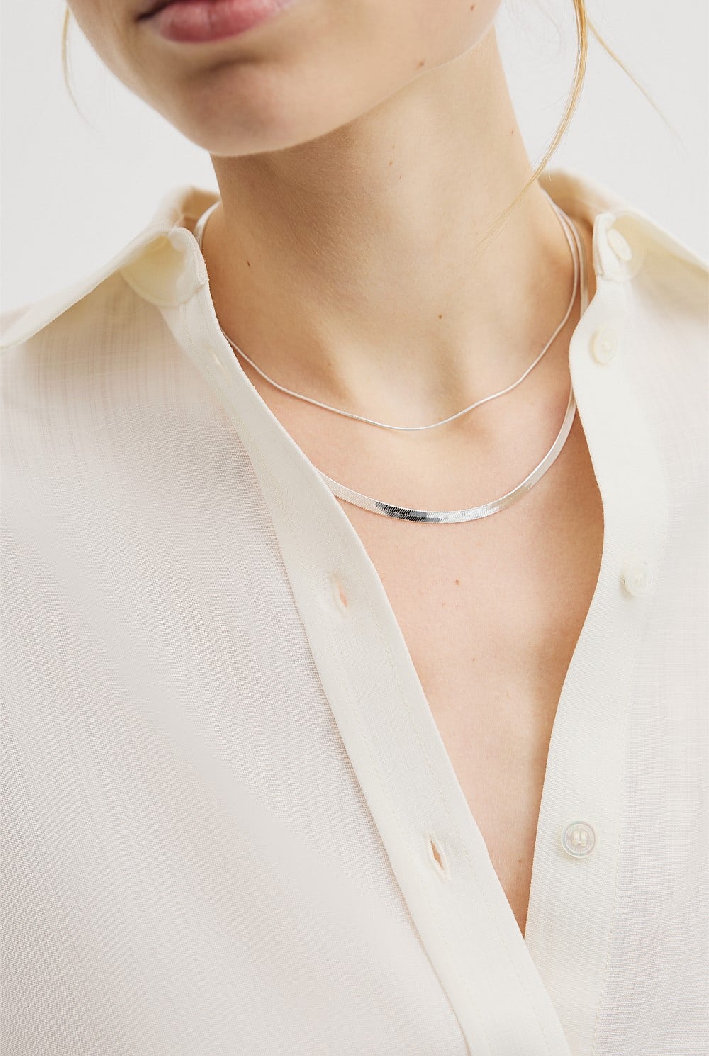 Snake Chain Neck Set