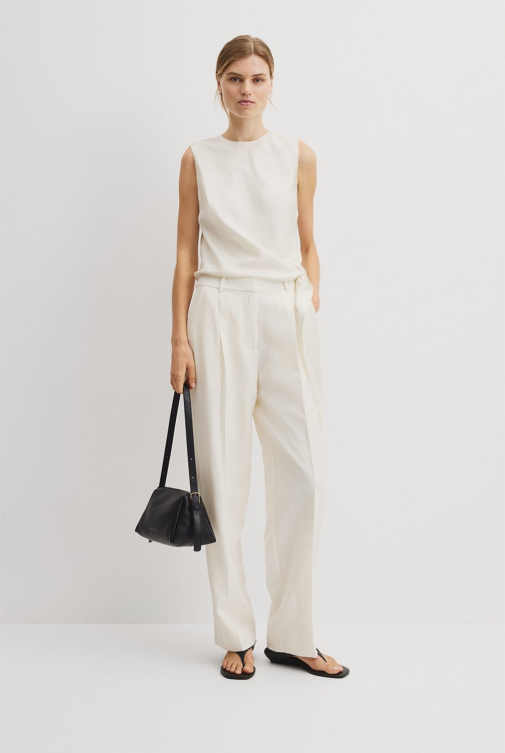 Asymmetrical Washable Silk Tank