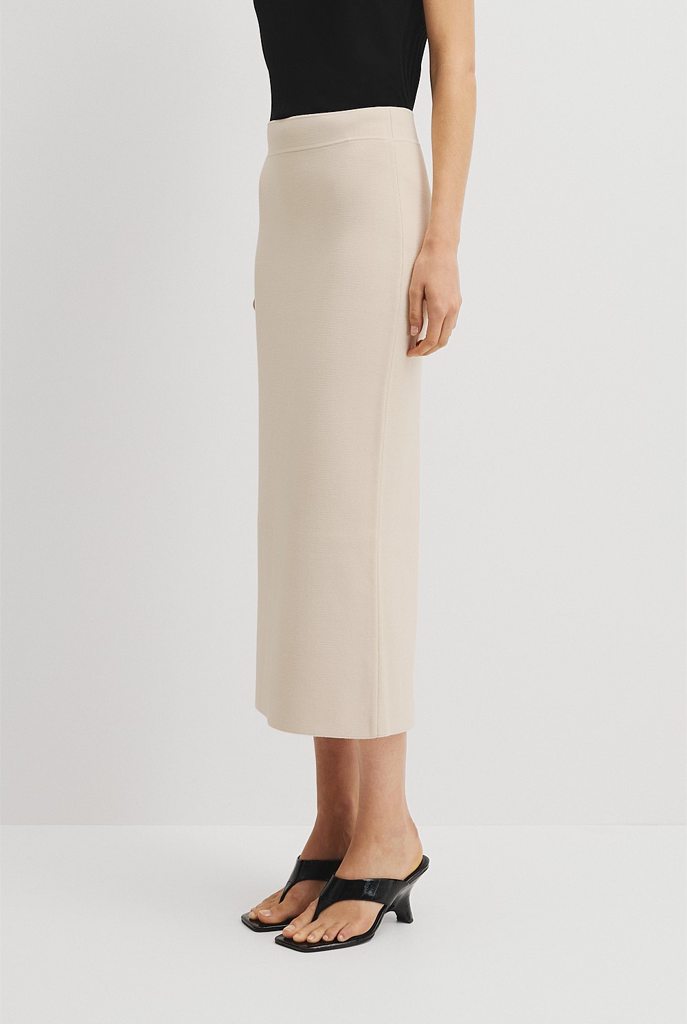 Textured Knit Skirt