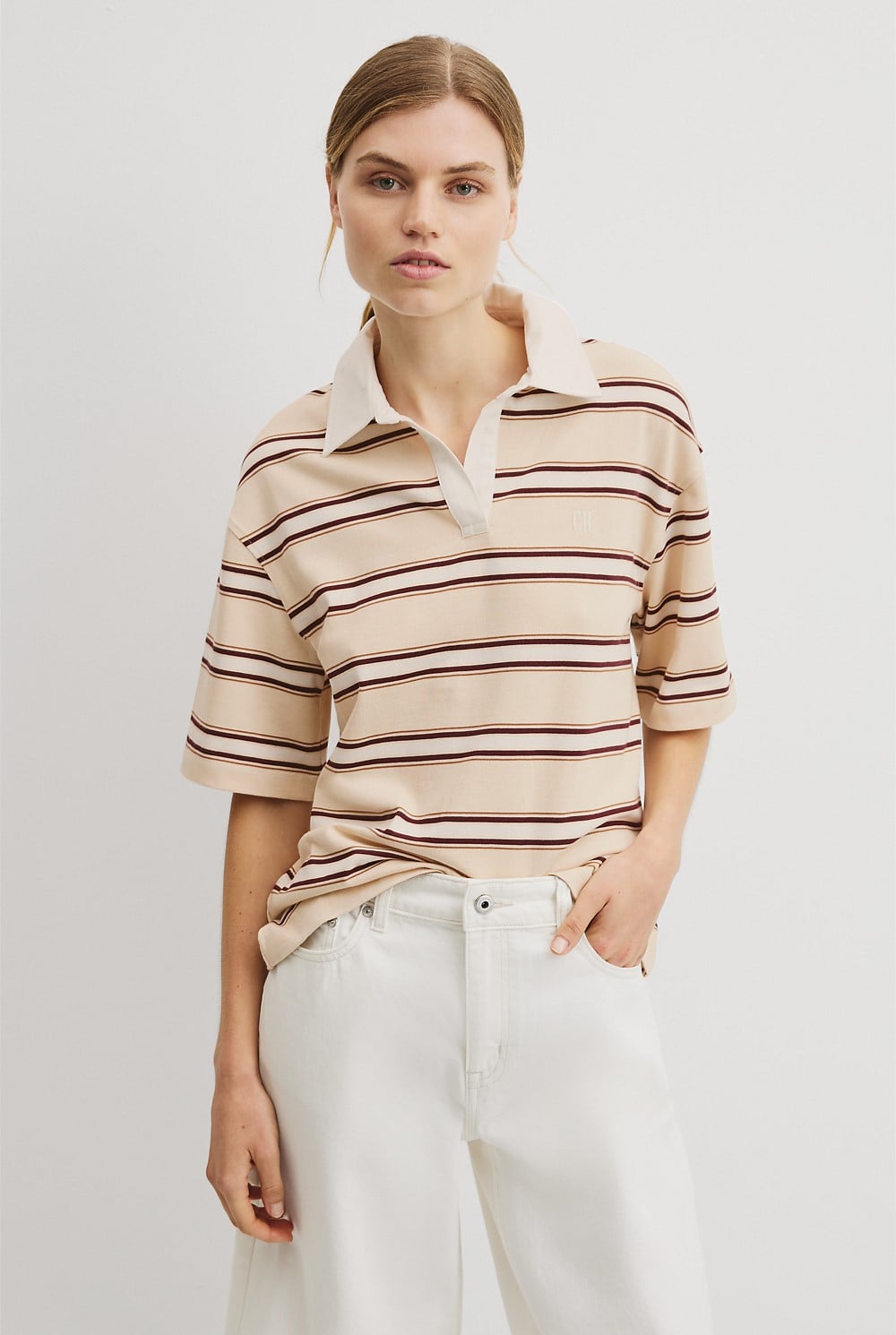 Stripe Rugby Polo