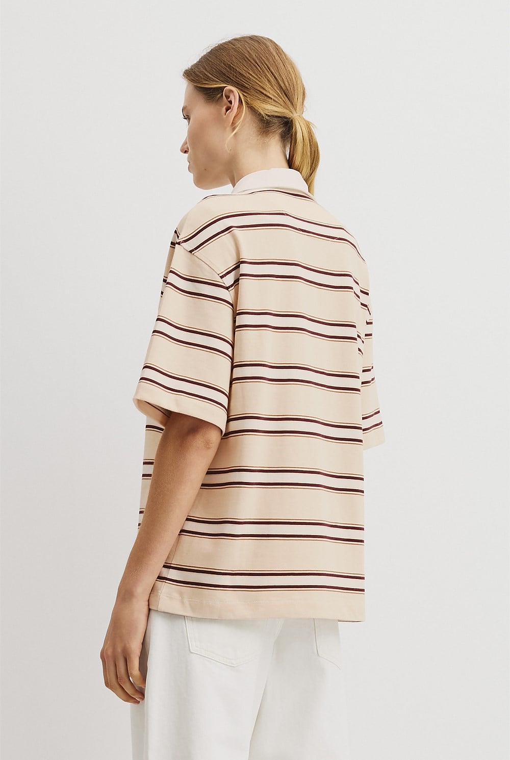 Stripe Rugby Polo