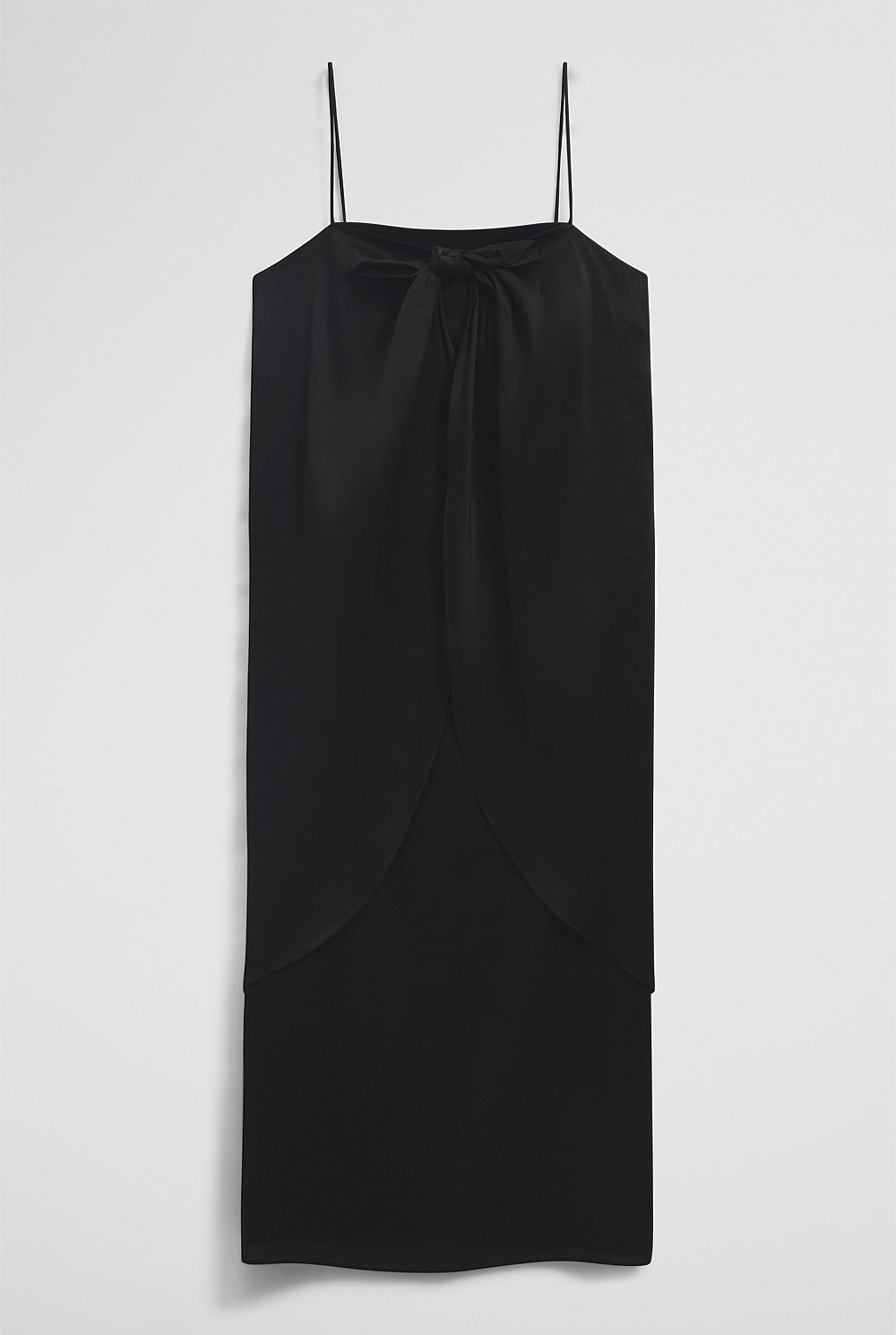 Tie Detail Midi Dress
