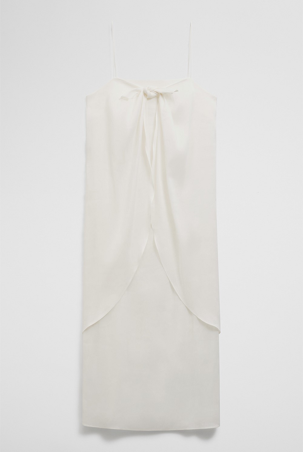 Tie Detail Midi Dress