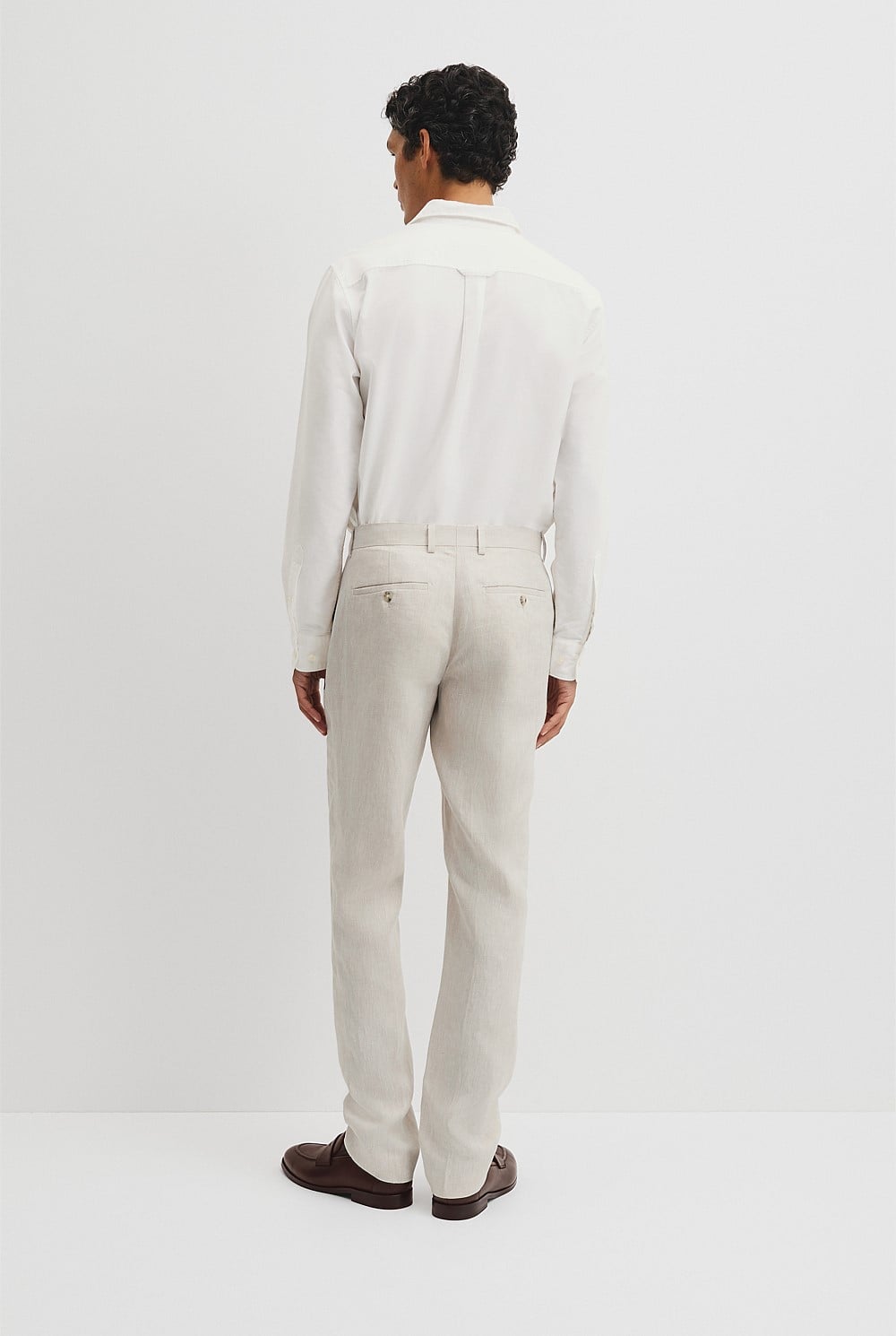Regular Fit Linen Tailored Pant