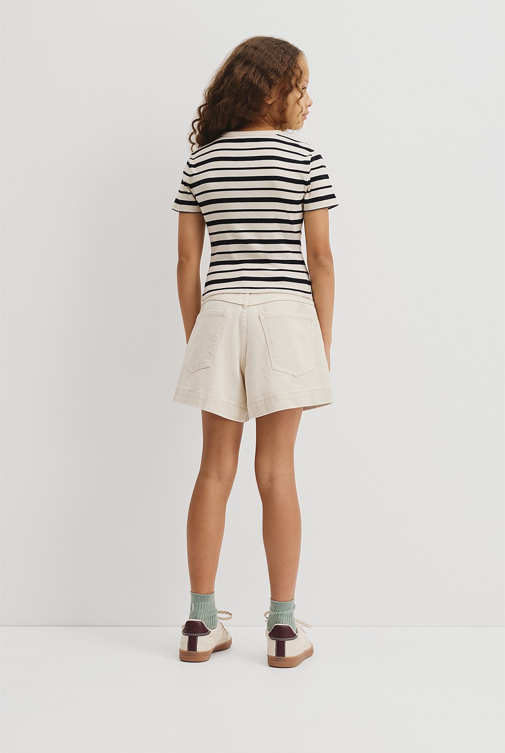 Teen Short Sleeve Rib T-Shirt