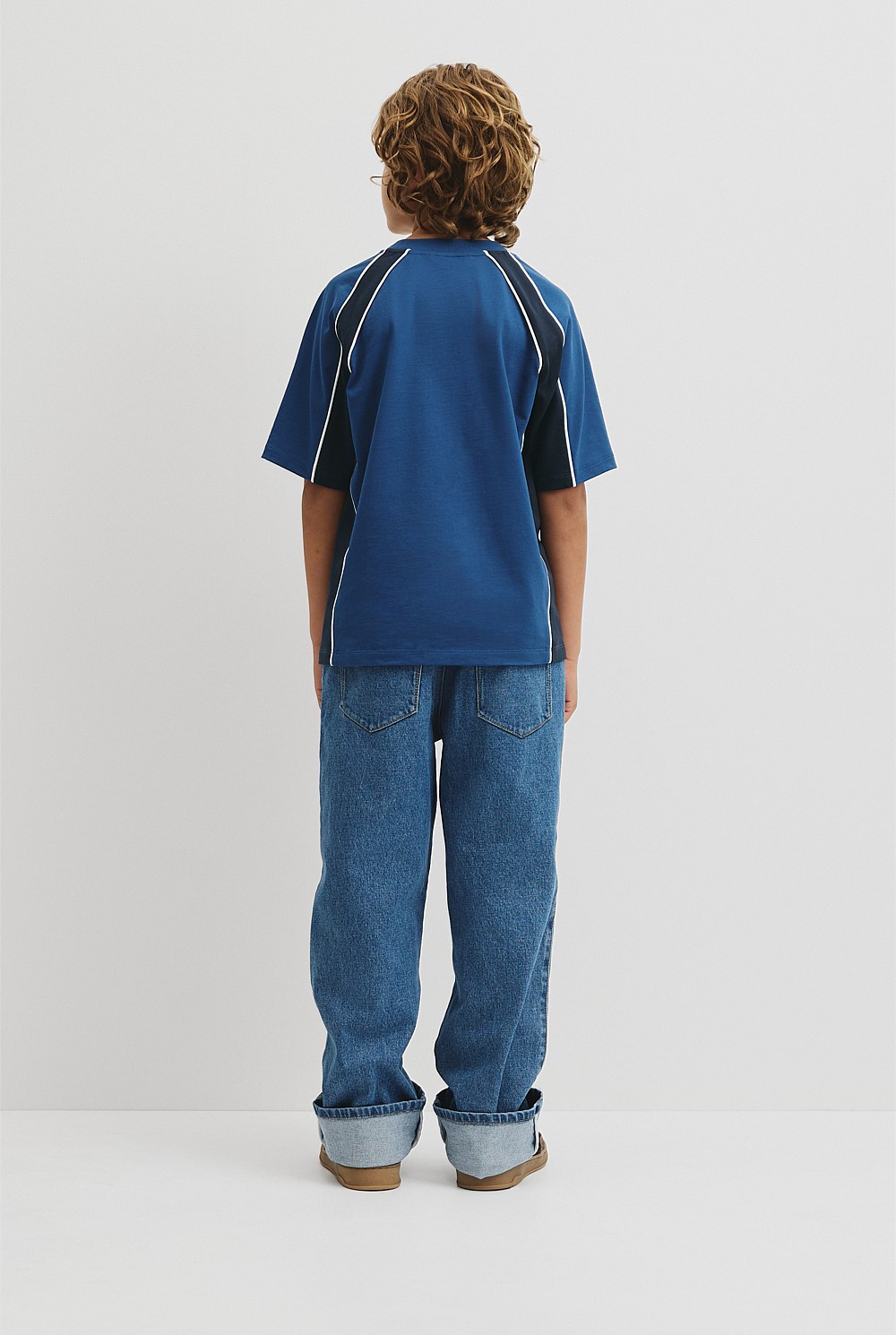 Teen Relaxed Fit Spliced T-Shirt