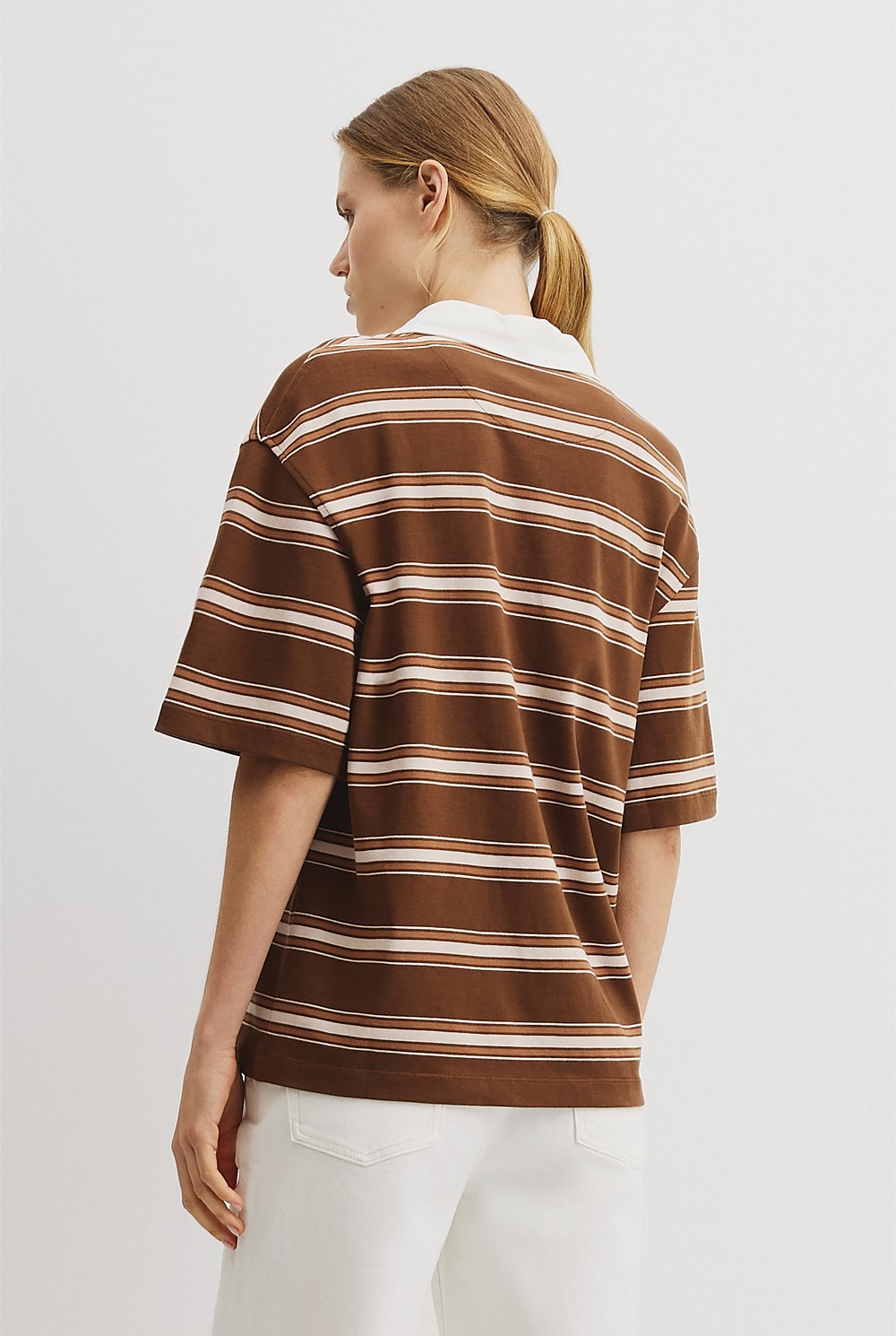 Stripe Rugby Polo