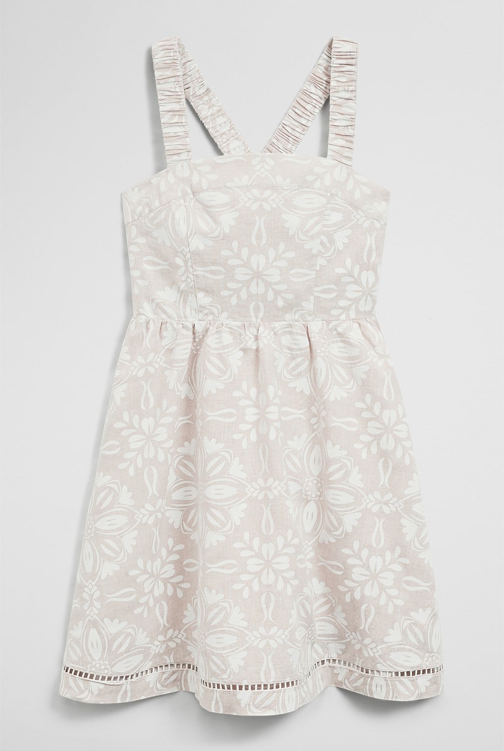 Teen Sleeveless Floral Print Dress