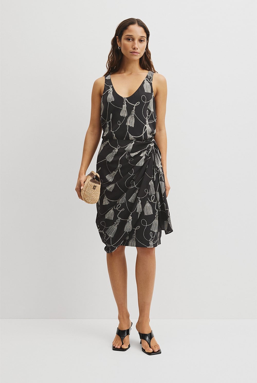 Print Sarong Skirt