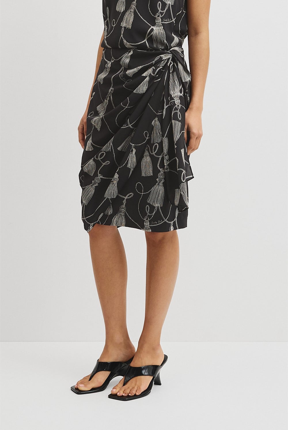 Print Sarong Skirt