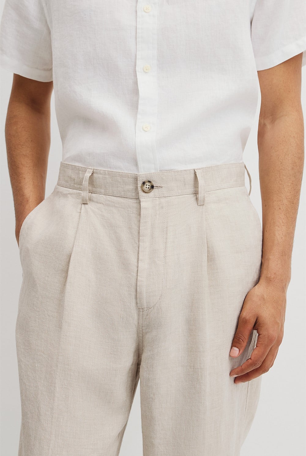 Linen Wide Leg Pant