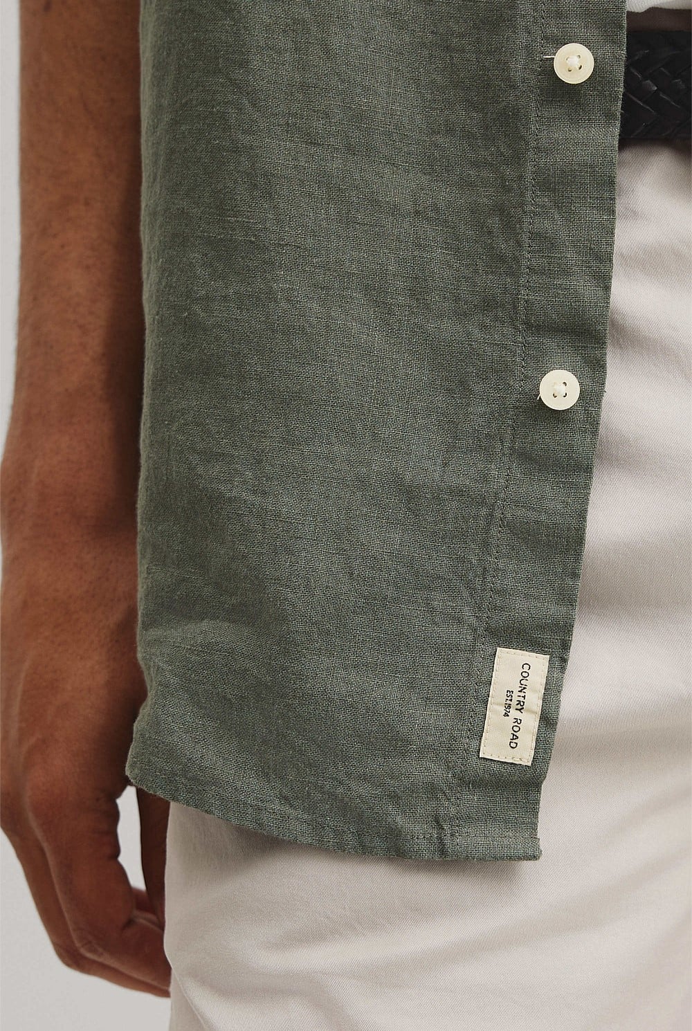 Regular Fit Linen Shirt
