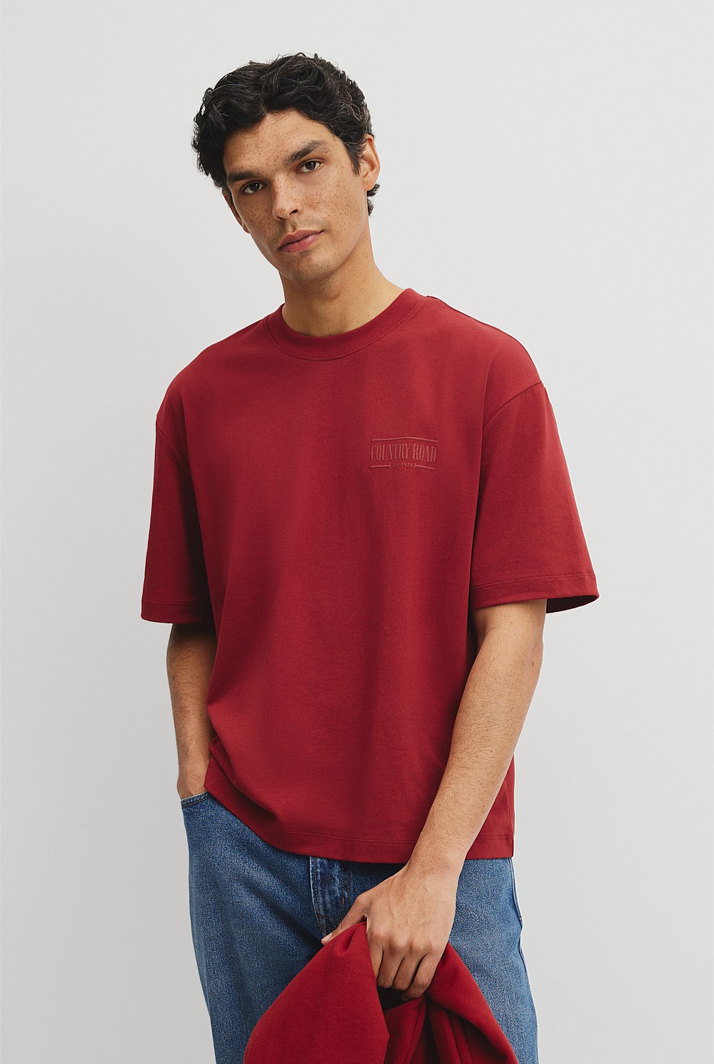Australian Cotton Short Sleeve Heritage Boxy T-Shirt