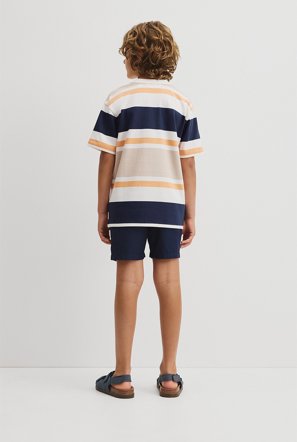 Teen Relaxed Fit Stripe Short Sleeve T-Shirt