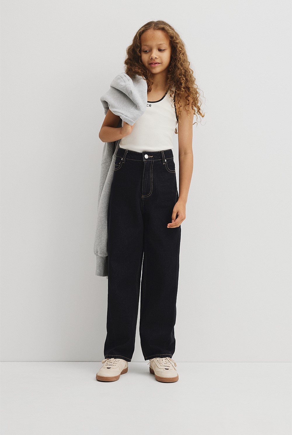 Teen Sleeveless Rib Tank