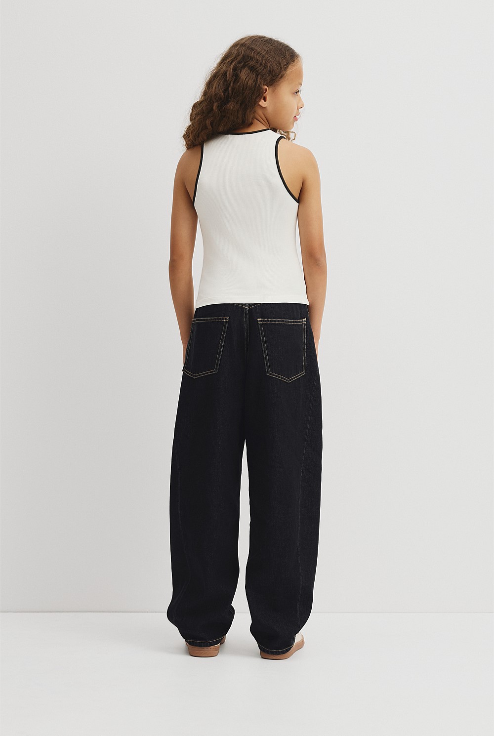 Teen Sleeveless Rib Tank