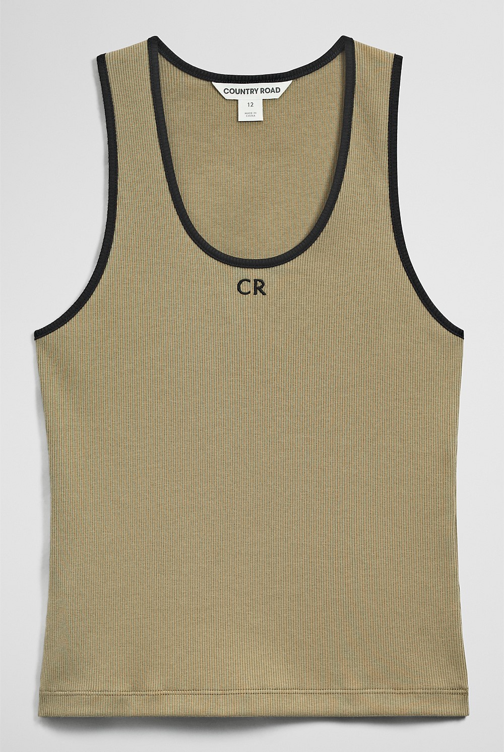 Teen Sleeveless Rib Tank