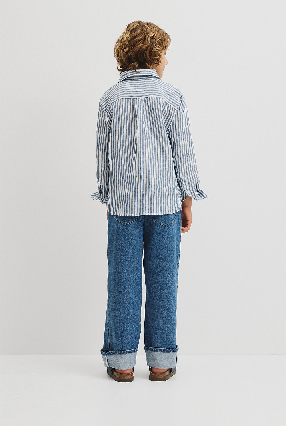 Teen Long Sleeve Linen Shirt