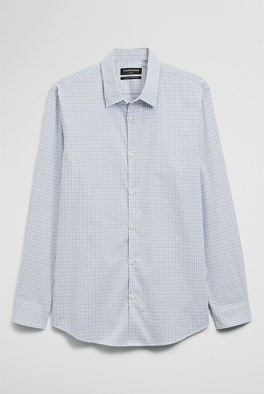 Slim Fit Cut & Sew Check Shirt