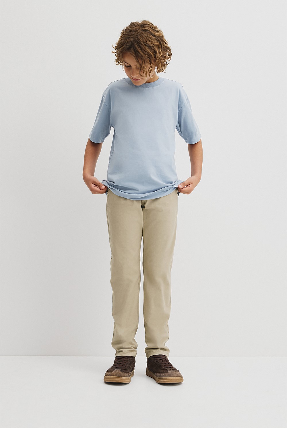 Teen Australian Cotton Relaxed Short Sleeve T-Shirt