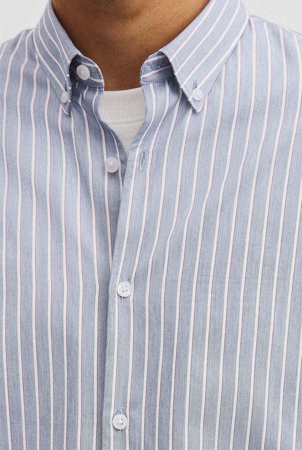Regular Fit Cotton Stripe Shirt