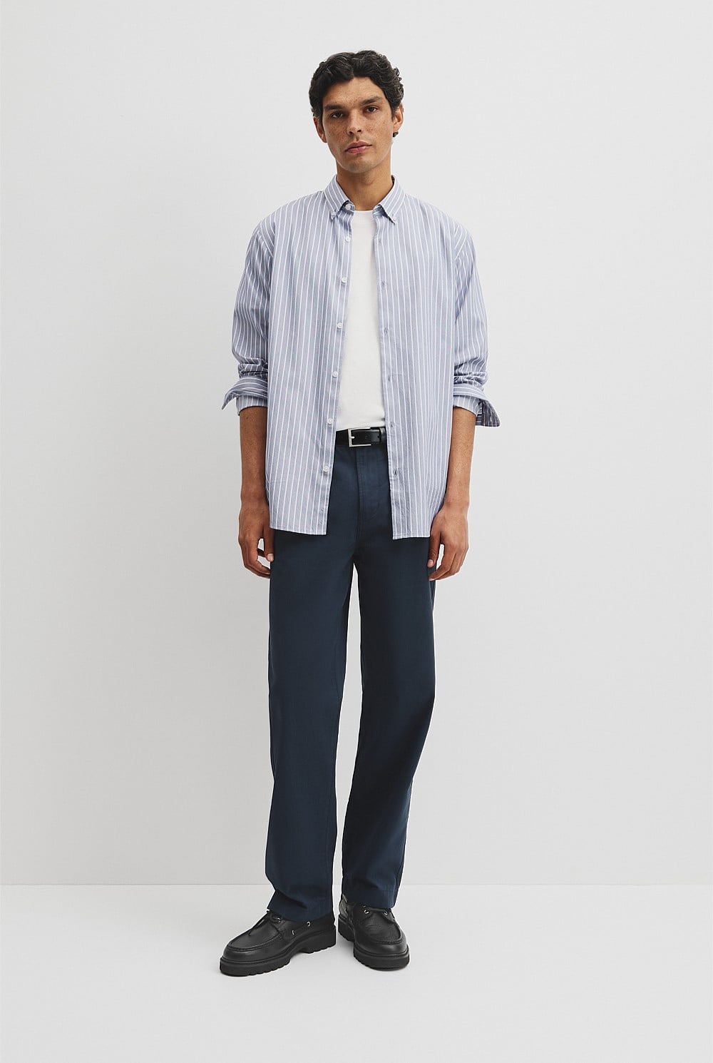 Regular Fit Cotton Stripe Shirt