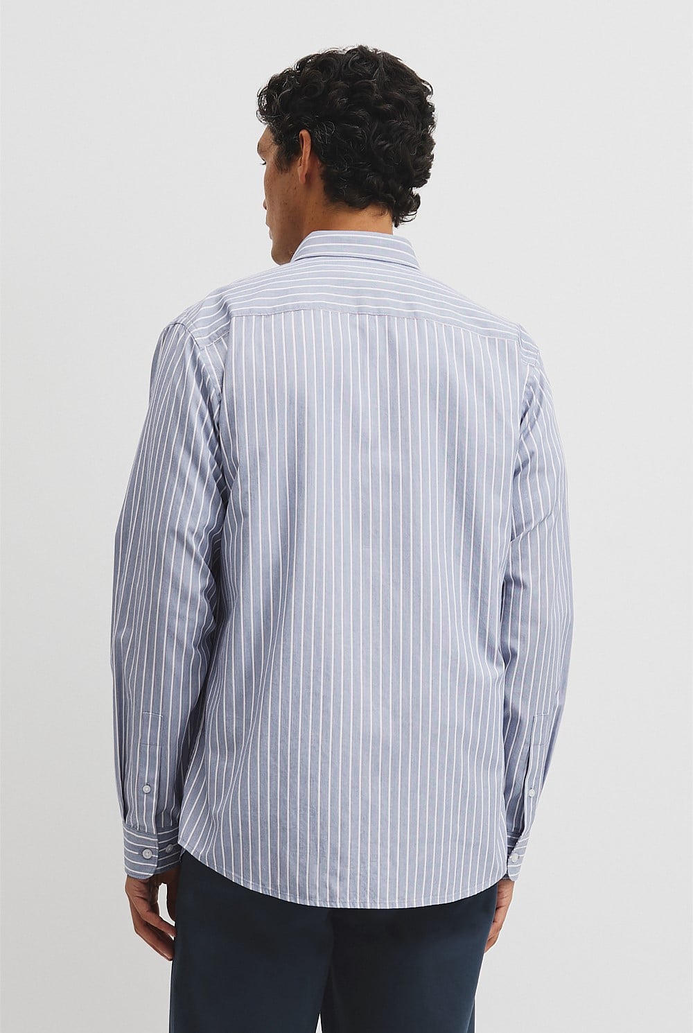 Regular Fit Cotton Stripe Shirt