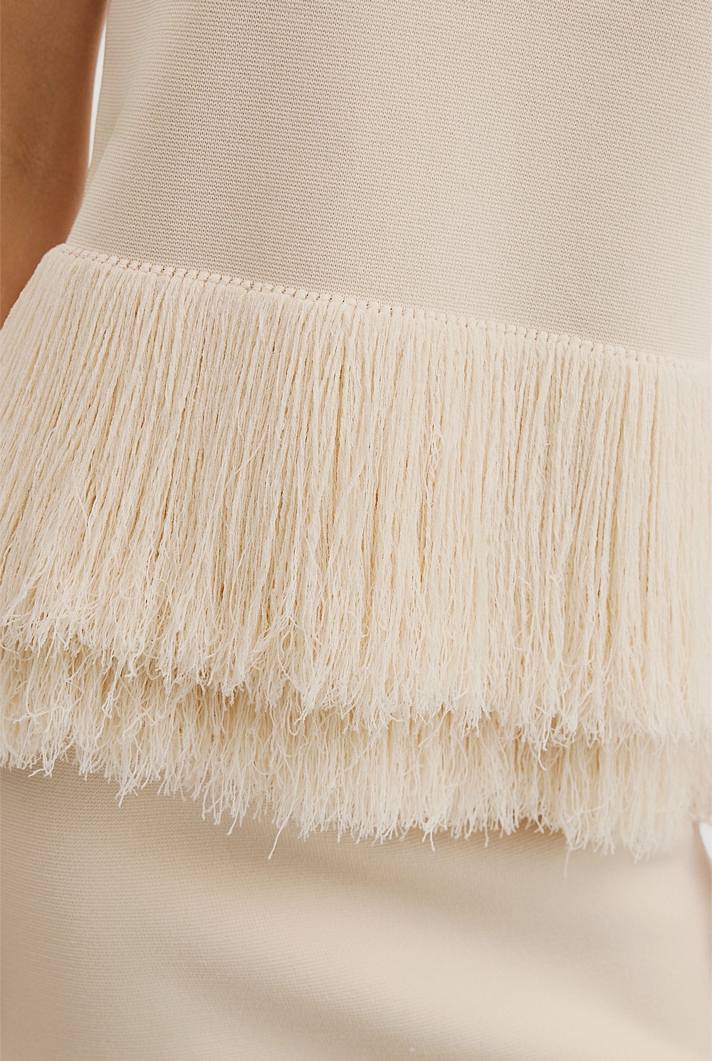 Fringe Knit Top