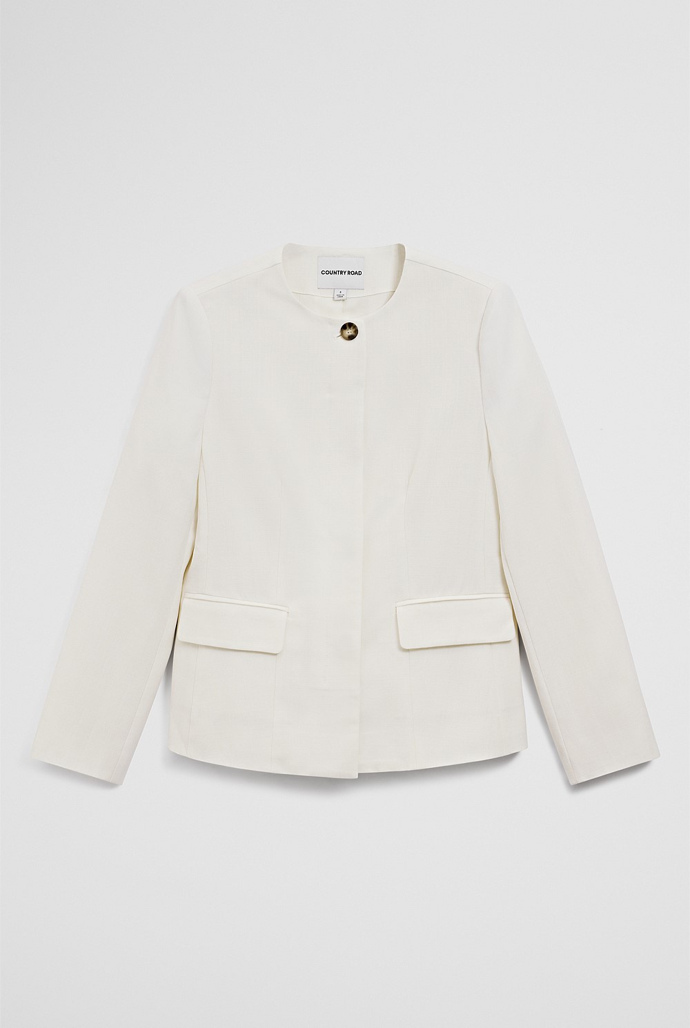 Collarless Jacket