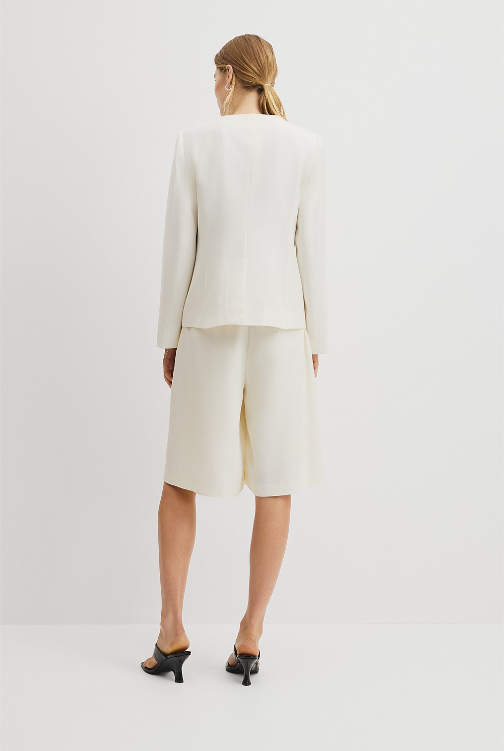 Collarless Jacket