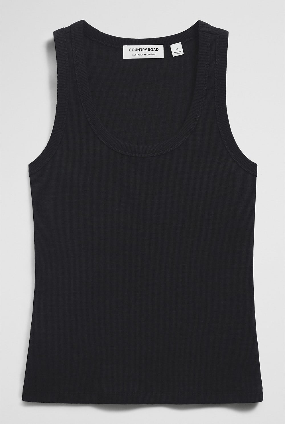Scoop Neck Rib Tank