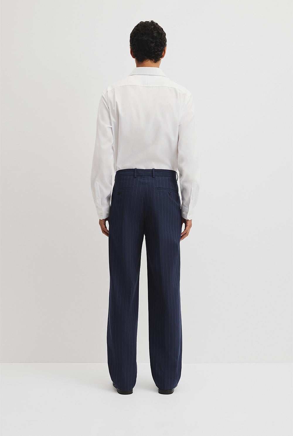 Regular Fit Pinstripe Tailored Pant